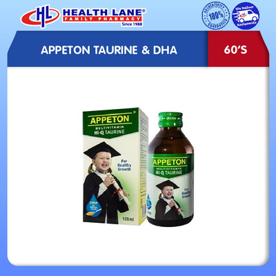 APPETON TAURINE & DHA (60'S)
